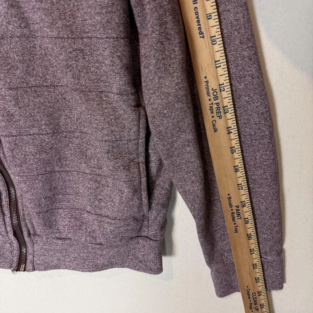 Banana Republic Jacket Mens Small Purple Knit Full Zip Bomber‎ Pockets Casual